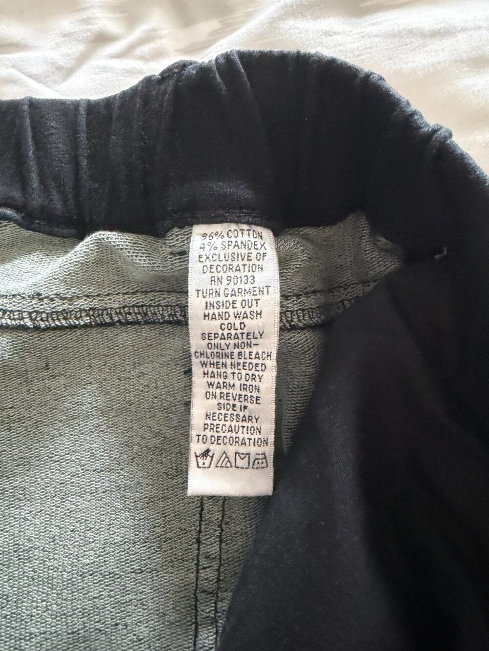 Women's Black Quacker Factory Jeans NWT XL - Picture 8 of 8